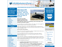 Tablet Screenshot of infomarketerszone.com